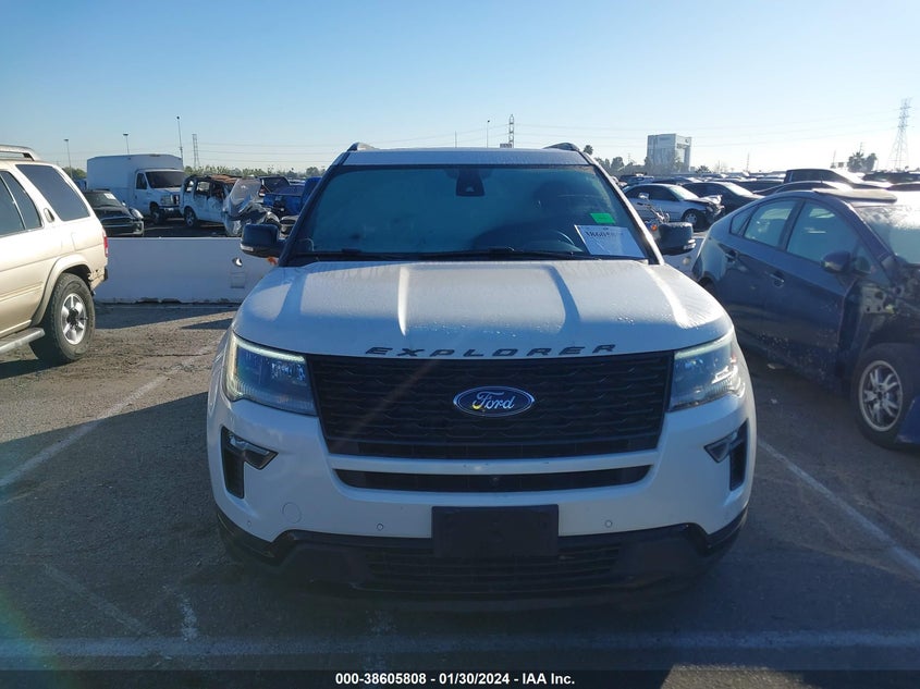 VIN 1FM5K8GT0JGC28311 2018 FORD EXPLORER SPORT