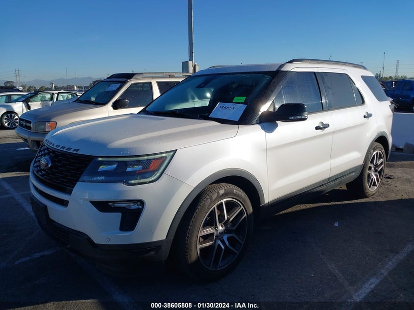 VIN 1FM5K8GT0JGC28311 2018 FORD EXPLORER SPORT