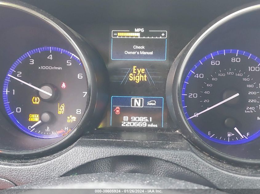 2015 SUBARU OUTBACK 2.5I LIMITED - 4S4BSANC0F3308137