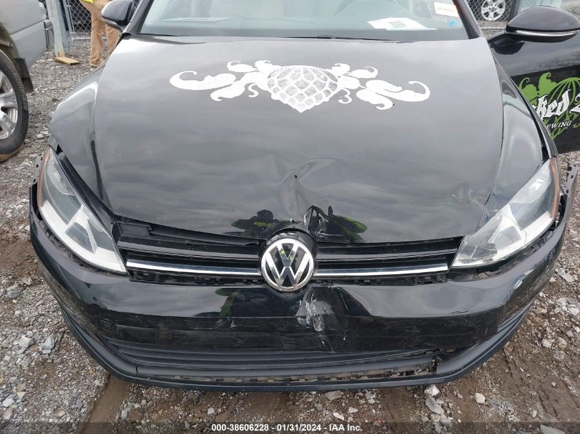 2016 VOLKSWAGEN GOLF TSI S 4-DOOR - 3VW217AU8GM056255
