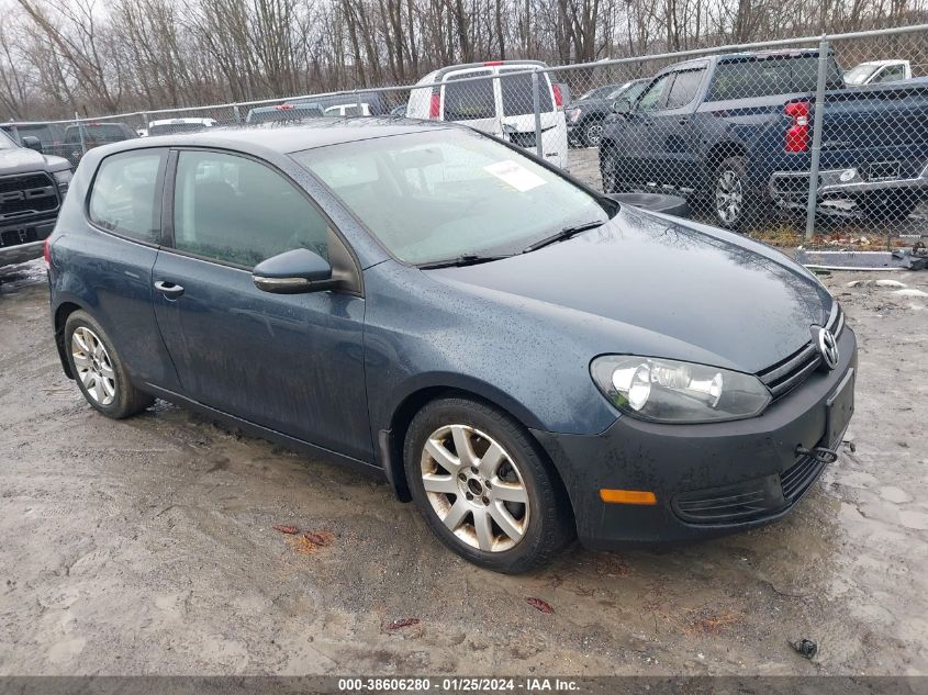2013 VOLKSWAGEN GOLF 2.5L 2-DOOR - WVWBB7AJ0DW088697