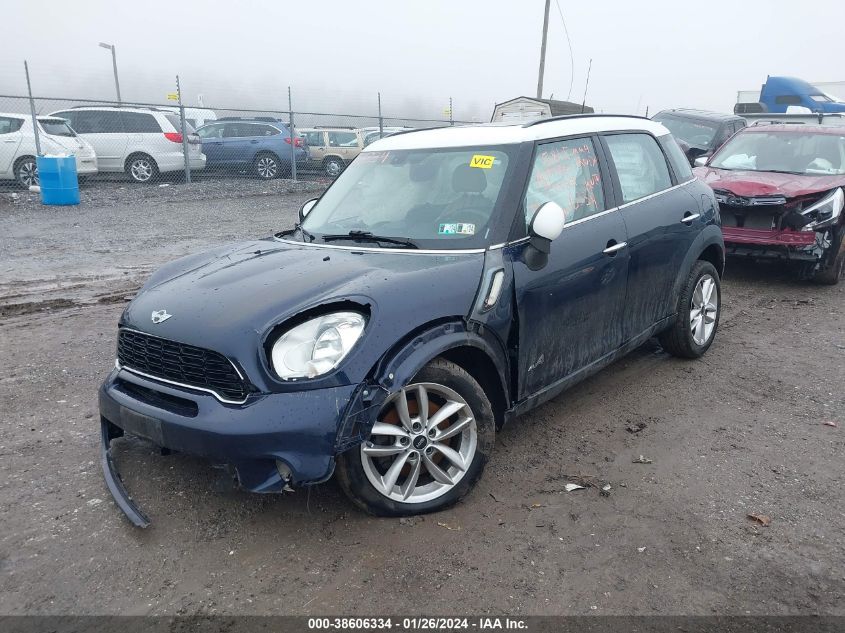 2014 MINI COUNTRYMAN COOPER S - WMWZC5C58EWP37502