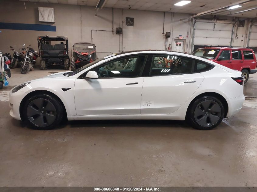 2022 TESLA MODEL 3 - 5YJ3E1EA5NF124926