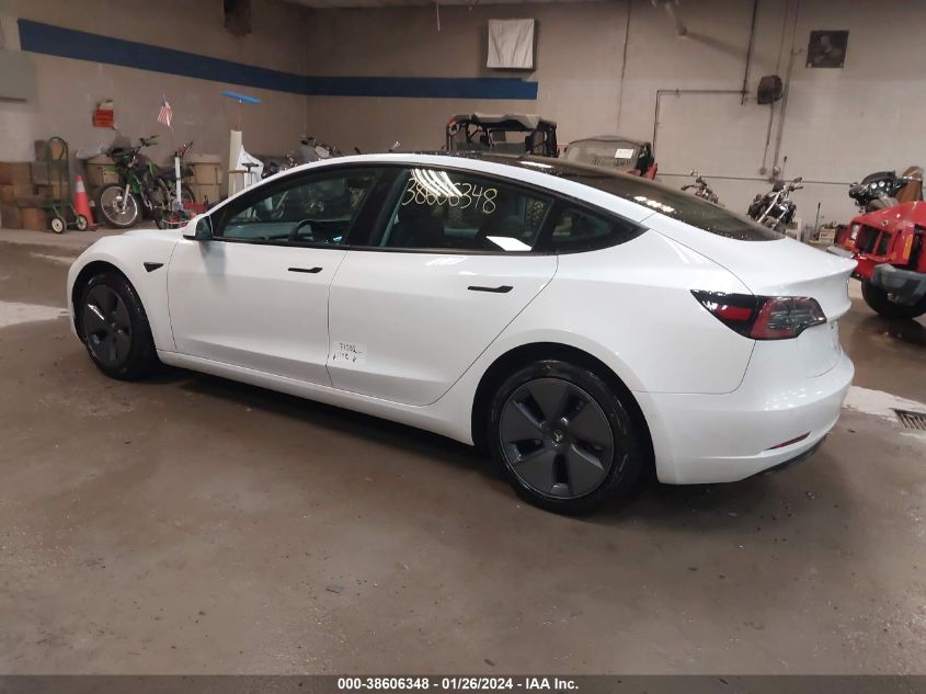 2022 TESLA MODEL 3 - 5YJ3E1EA5NF124926