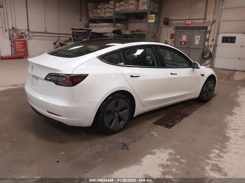 2022 TESLA MODEL 3 - 5YJ3E1EA5NF124926