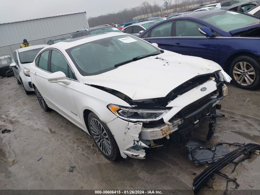 VIN 3FA6P0RUXHR322724 2017 FORD FUSION HYBRID no.1