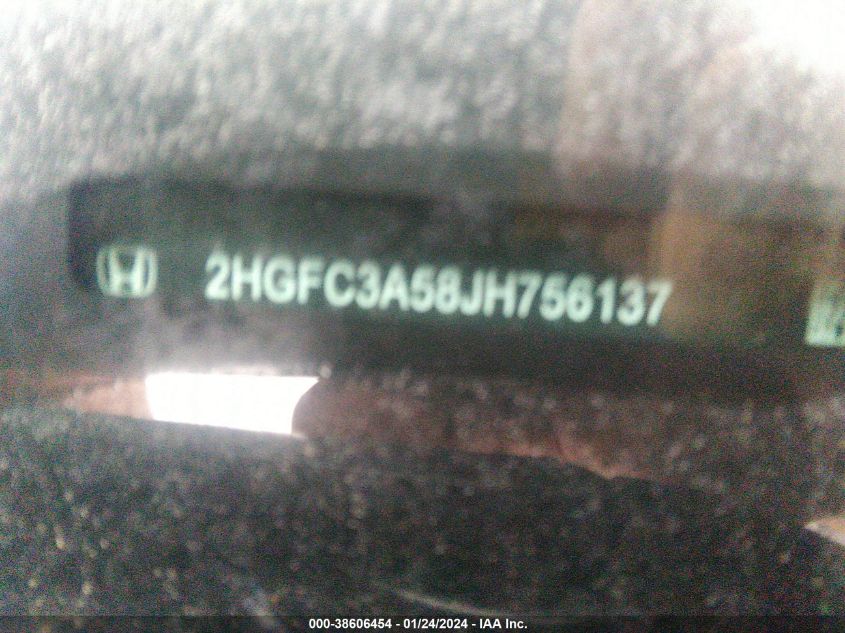 2018 HONDA CIVIC SI - 2HGFC3A58JH756137