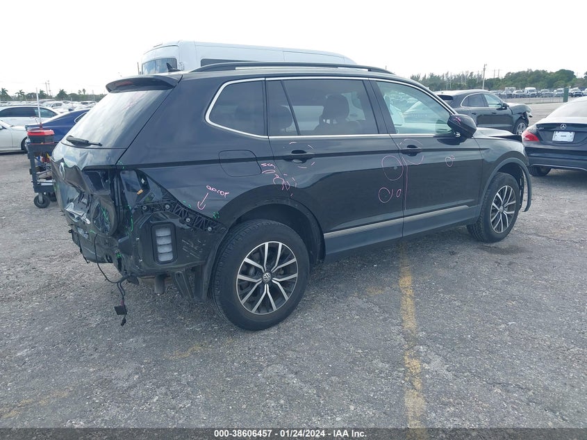 VIN 3VV3B7AX3MM070186 2021 VOLKSWAGEN TIGUAN 2.0T SE/2.0T SE R-LINE BLACK/2.0T SEL