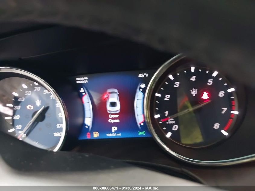 2015 MASERATI QUATTROPORTE S Q4 ZAM56RRAXF1161443