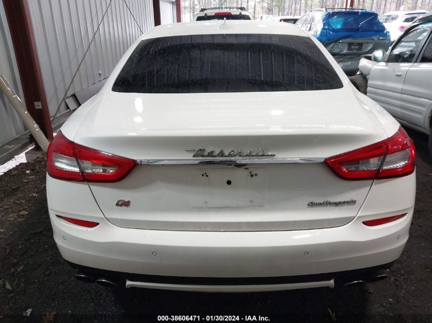 2015 MASERATI QUATTROPORTE S Q4 ZAM56RRAXF1161443