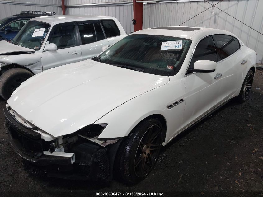 2015 MASERATI QUATTROPORTE S Q4 ZAM56RRAXF1161443