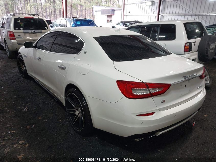 2015 MASERATI QUATTROPORTE S Q4 ZAM56RRAXF1161443