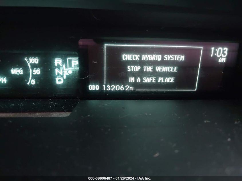 2015 TOYOTA PRIUS THREE - JTDKN3DU6F0440080