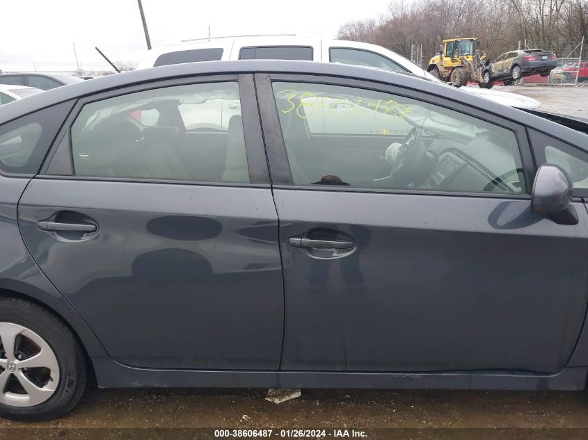 2015 TOYOTA PRIUS THREE - JTDKN3DU6F0440080