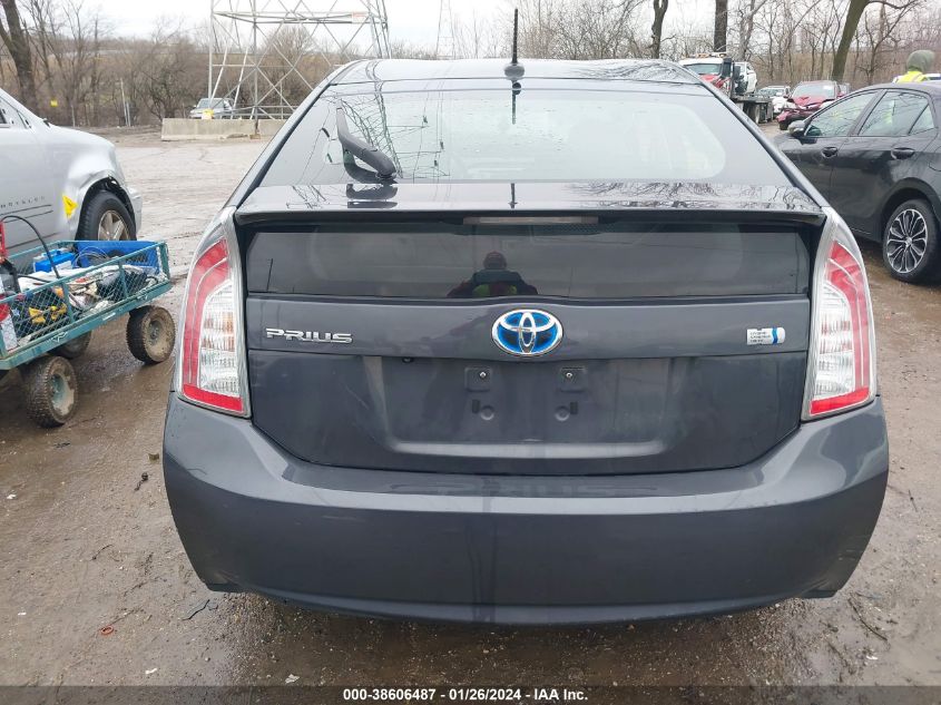 2015 TOYOTA PRIUS THREE - JTDKN3DU6F0440080