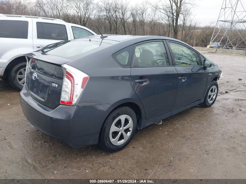 2015 TOYOTA PRIUS THREE - JTDKN3DU6F0440080