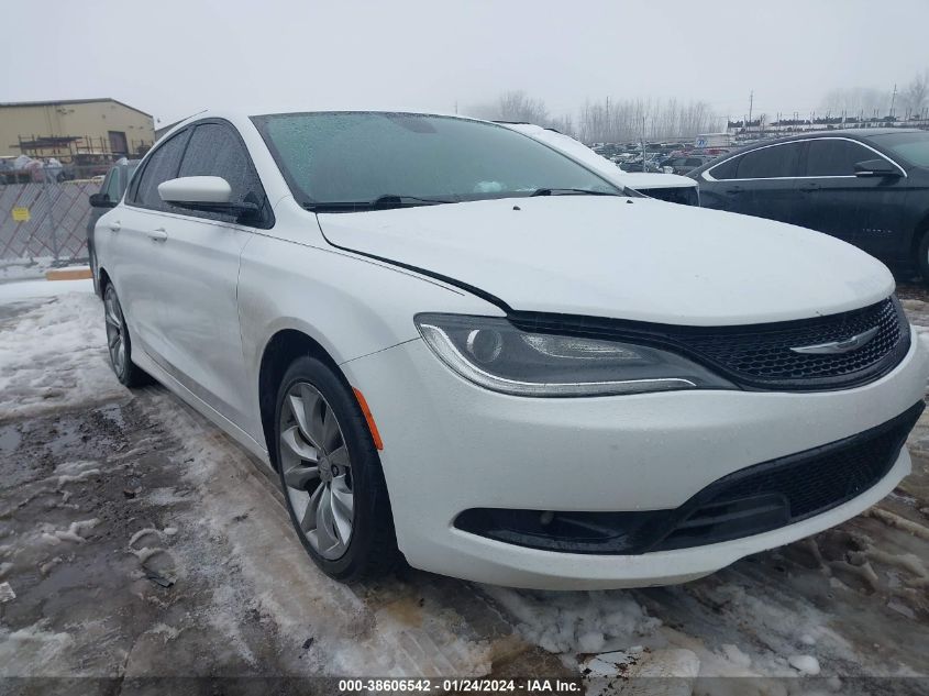 2016 CHRYSLER 200 S - 1C3CCCBB4GN115609