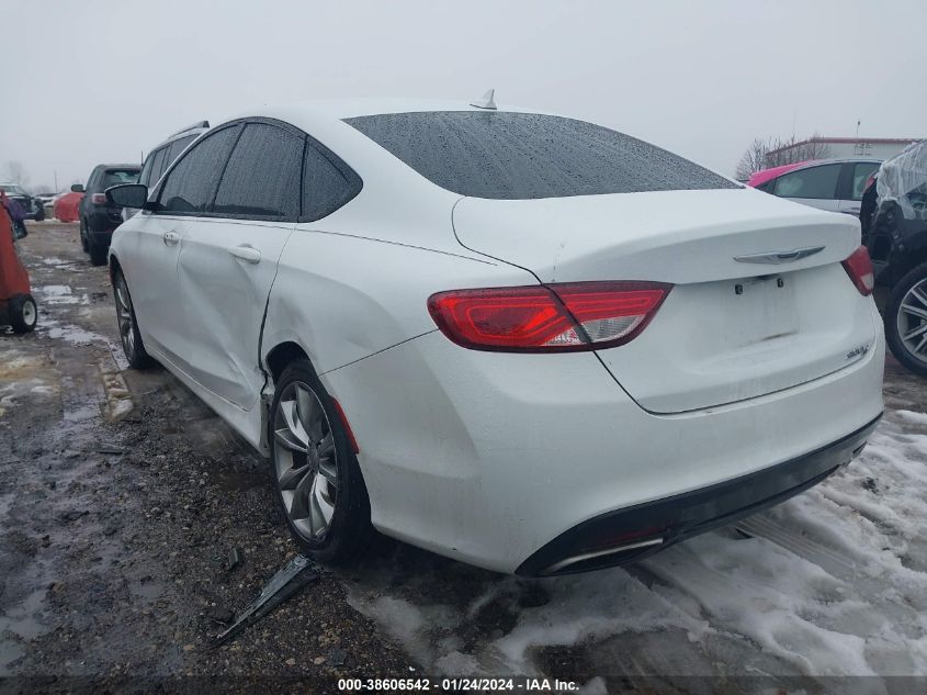 2016 CHRYSLER 200 S - 1C3CCCBB4GN115609