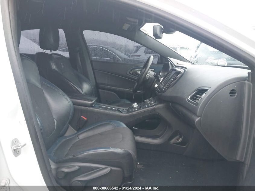 2016 CHRYSLER 200 S - 1C3CCCBB4GN115609