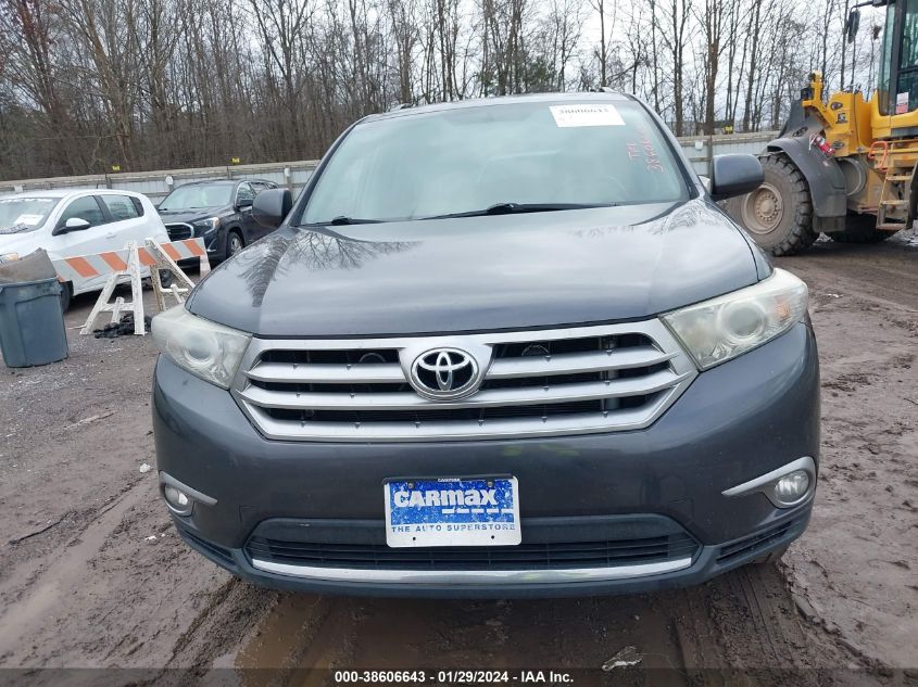 2013 TOYOTA HIGHLANDER BASE PLUS V6 - 5TDZK3EHXDS094750