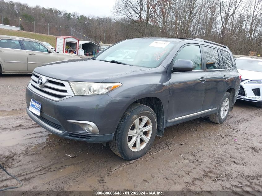 2013 TOYOTA HIGHLANDER BASE PLUS V6 - 5TDZK3EHXDS094750
