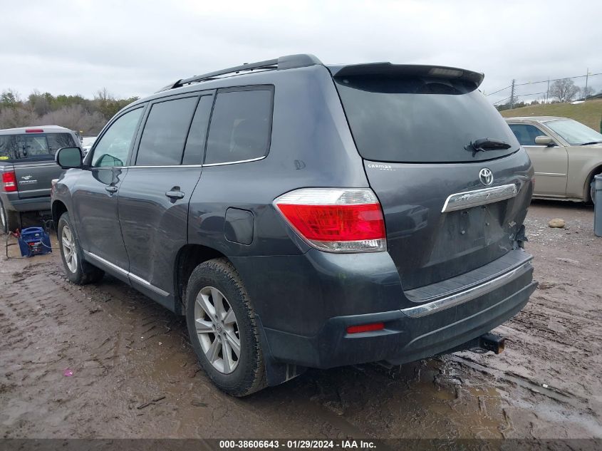 2013 TOYOTA HIGHLANDER BASE PLUS V6 - 5TDZK3EHXDS094750