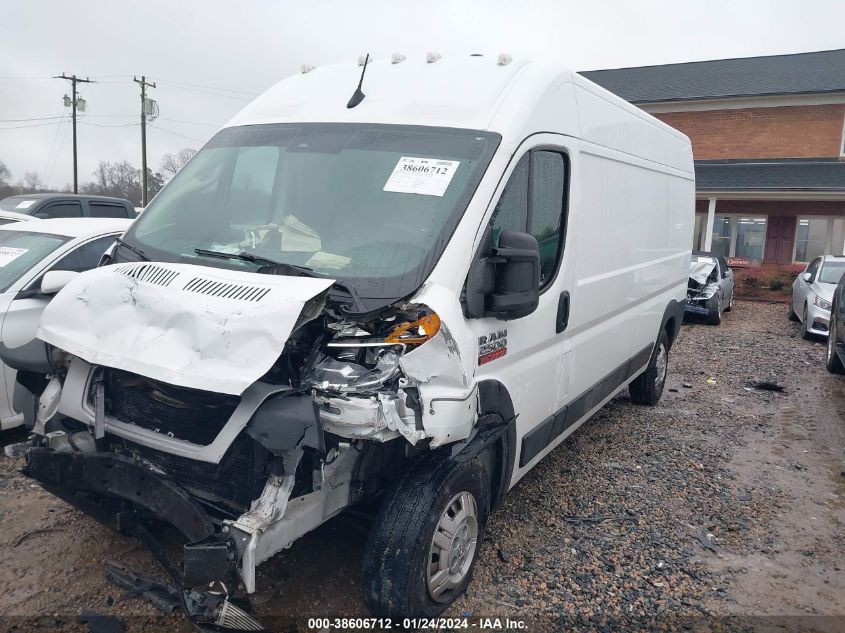 2022 RAM PROMASTER 2500 HIGH ROOF 159 WB 3C6LRVDG0NE123228