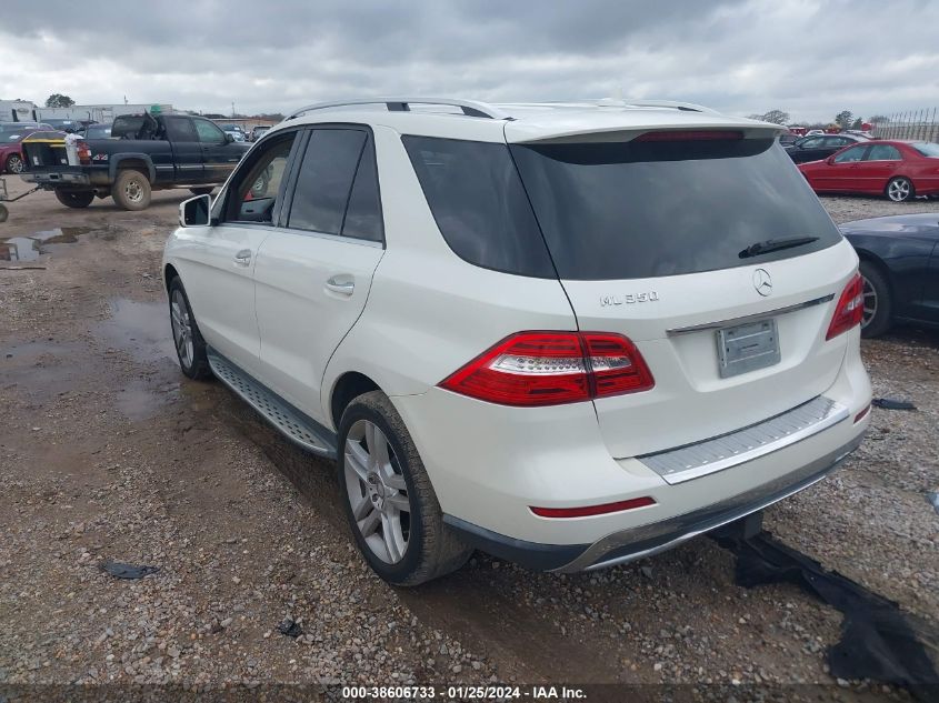 2014 MERCEDES-BENZ ML 350 4JGDA5JB3EA320891