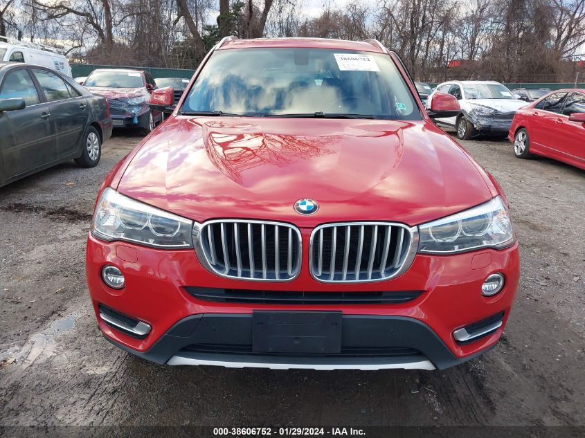 2017 BMW X3 XDRIVE28I - 5UXWX9C37H0W70929