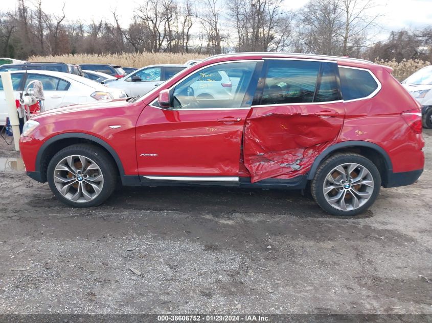 2017 BMW X3 XDRIVE28I - 5UXWX9C37H0W70929