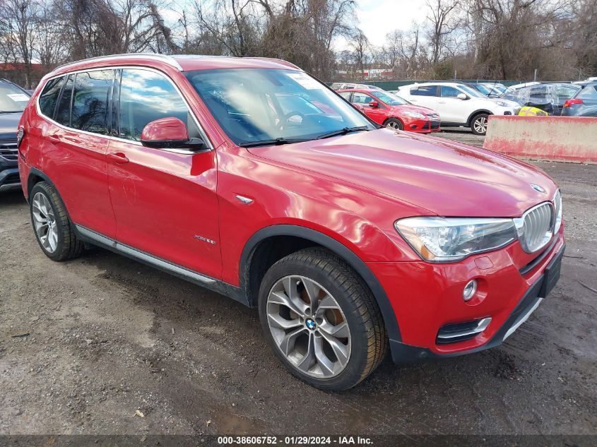 2017 BMW X3 XDRIVE28I - 5UXWX9C37H0W70929