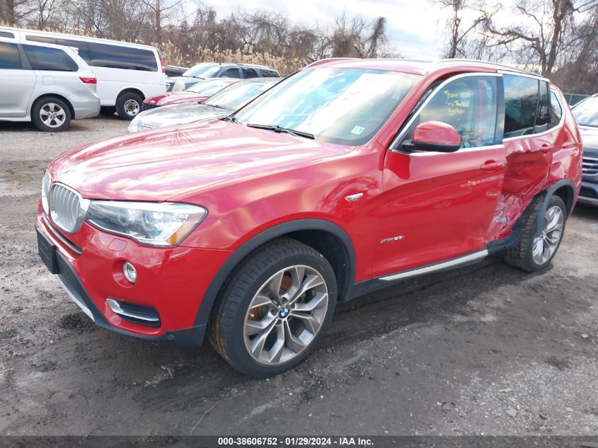 2017 BMW X3 XDRIVE28I - 5UXWX9C37H0W70929