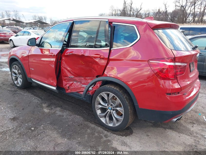 2017 BMW X3 XDRIVE28I - 5UXWX9C37H0W70929