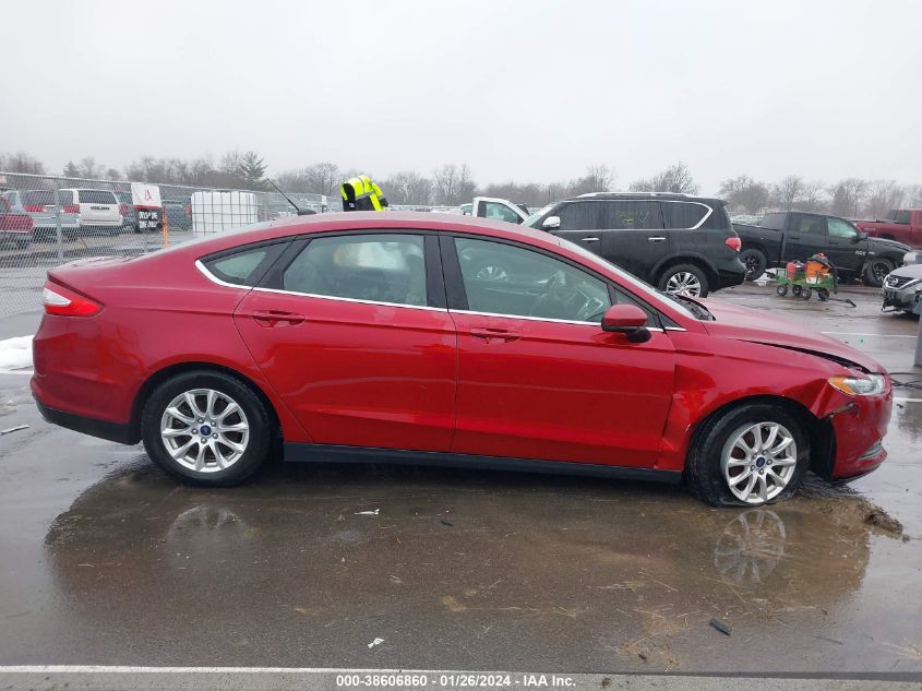 2016 FORD FUSION S - 3FA6P0G72GR313852