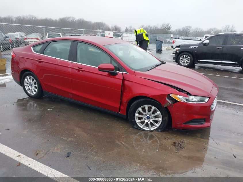 2016 FORD FUSION S - 3FA6P0G72GR313852