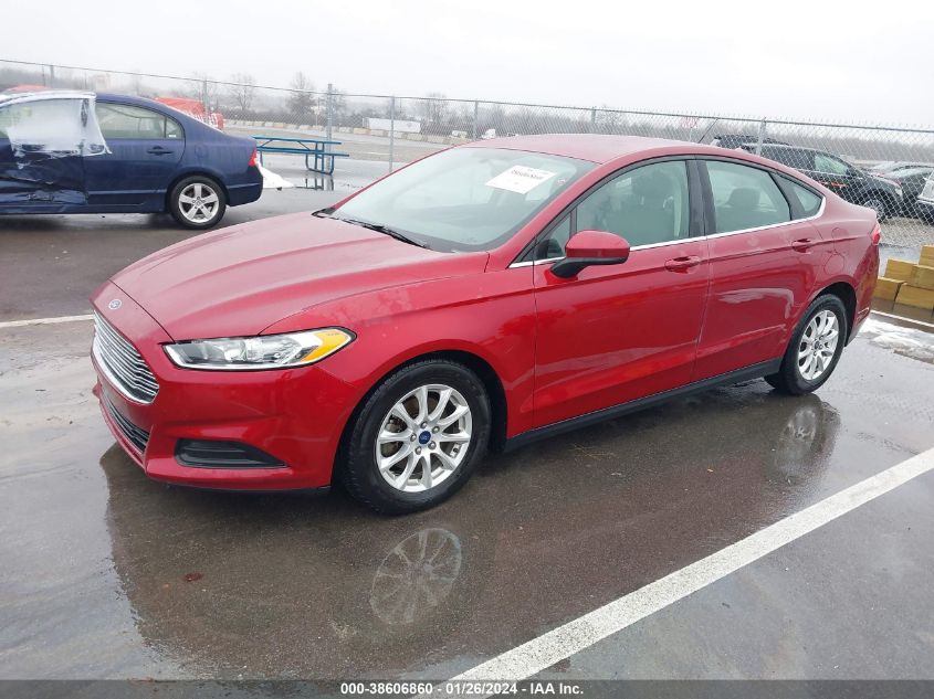 2016 FORD FUSION S - 3FA6P0G72GR313852