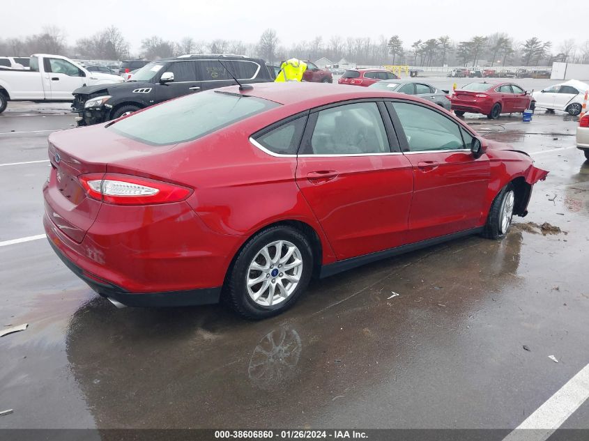 2016 FORD FUSION S - 3FA6P0G72GR313852