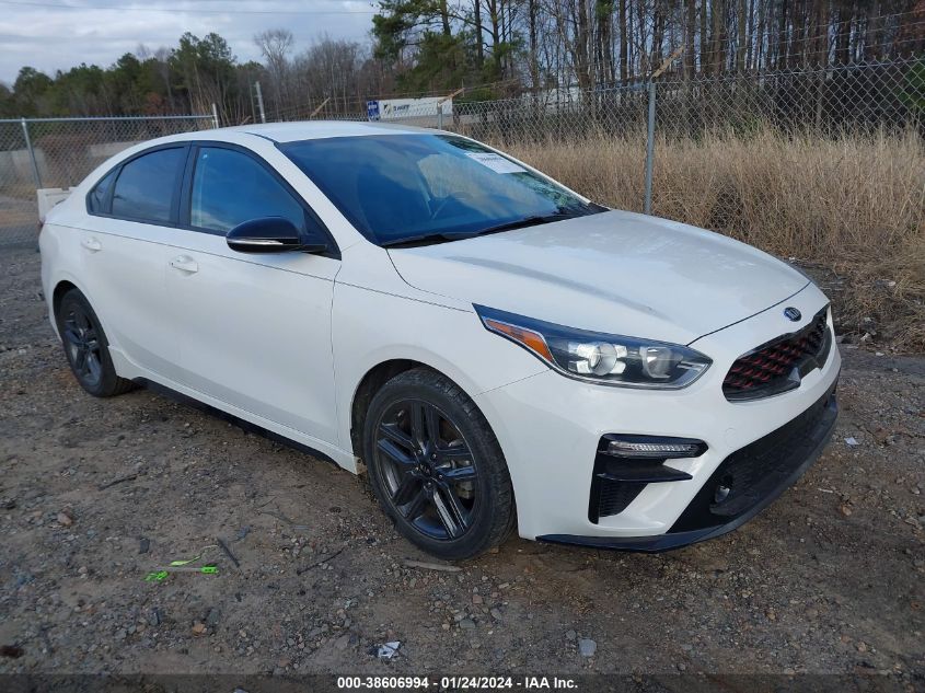 Lot #2534661637 2020 KIA FORTE GT-LINE salvage car