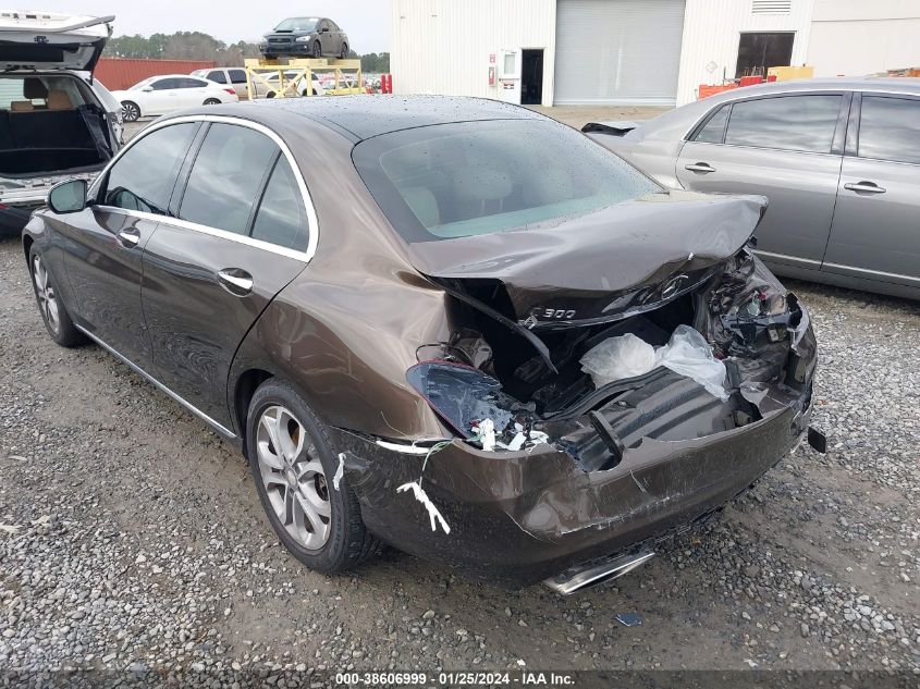 2016 MERCEDES-BENZ C 300 LUXURY/SPORT - 55SWF4JB1GU102398