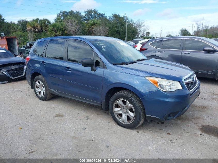 2014 SUBARU FORESTER 2.5I - JF2SJAAC1EH465028