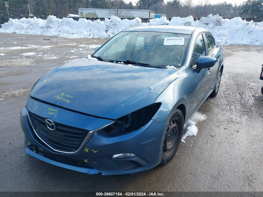 2015 MAZDA MAZDA3 I SPORT - JM1BM1U76F1222071