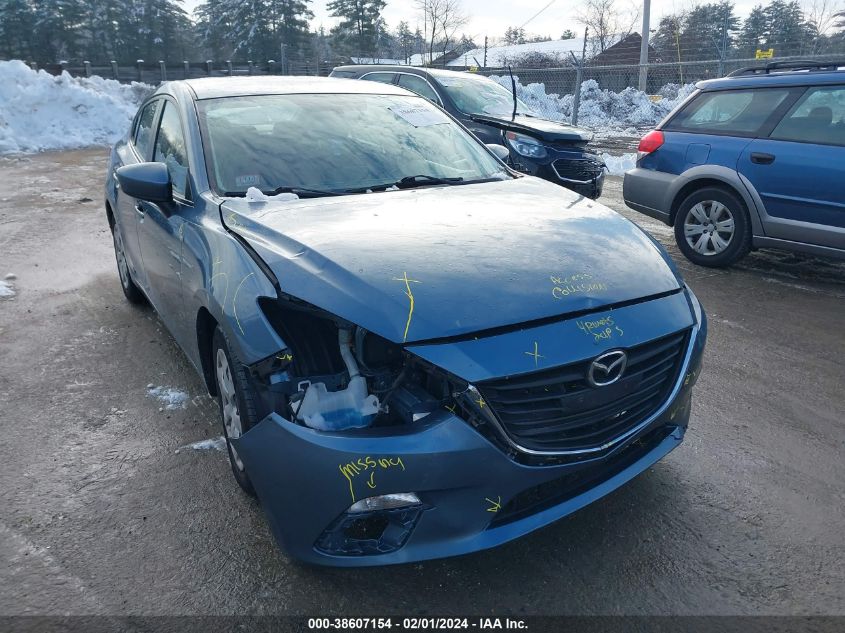 2015 MAZDA MAZDA3 I SPORT - JM1BM1U76F1222071
