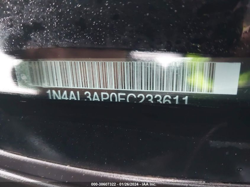 2015 NISSAN ALTIMA 2.5 SL - 1N4AL3AP0FC233611