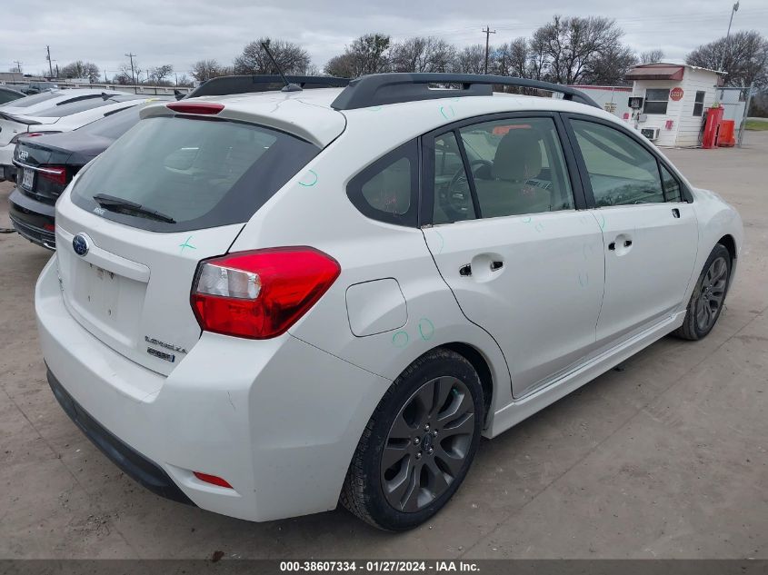 2015 SUBARU IMPREZA 2.0I SPORT PREMIUM - JF1GPAT61FG299181