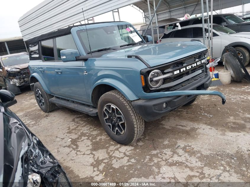 2021 FORD BRONCO BIG BEND/BLACK DIAMOND/OU - 1FMDE5BH0MLB00764