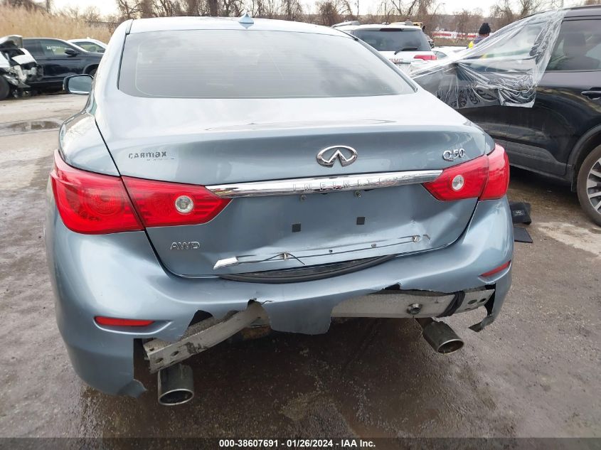2014 INFINITI Q50 PREMIUM - JN1BV7ARXEM692304