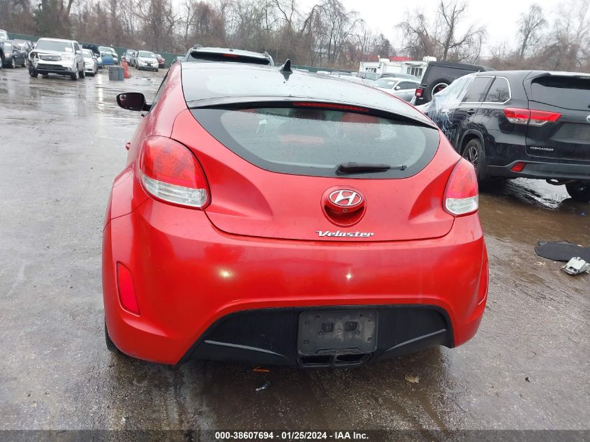 2014 HYUNDAI VELOSTER BASE W/RED - KMHTC6AD0EU216032
