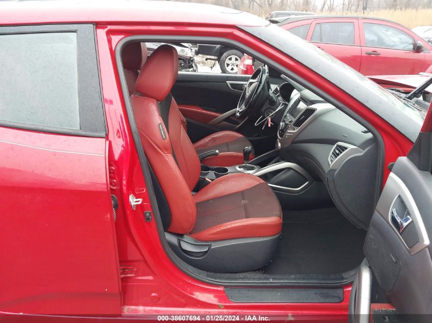 2014 HYUNDAI VELOSTER BASE W/RED - KMHTC6AD0EU216032