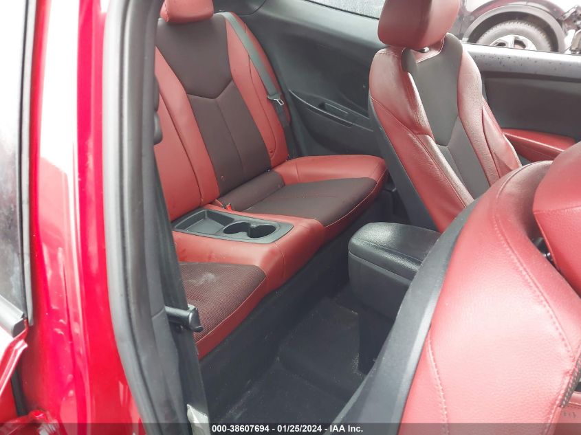 2014 HYUNDAI VELOSTER BASE W/RED - KMHTC6AD0EU216032