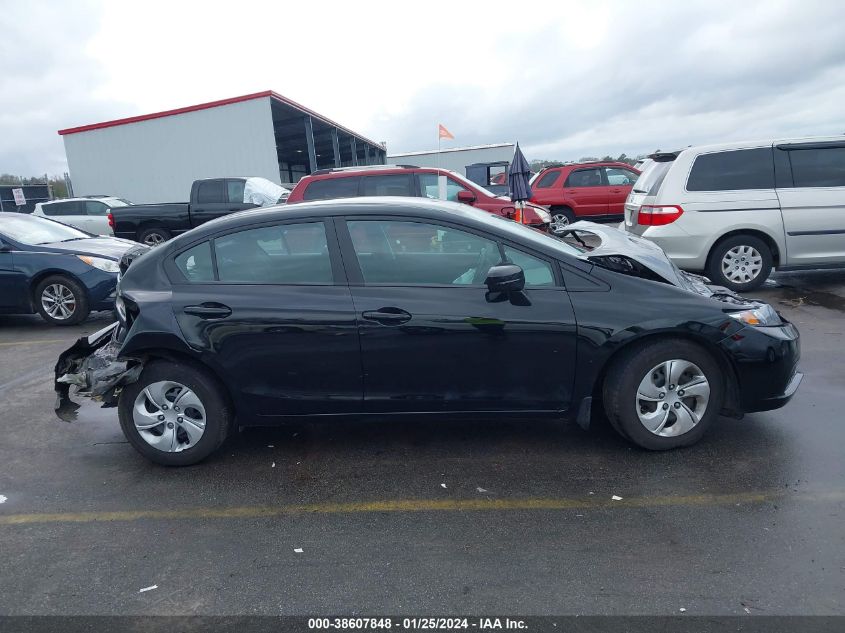 2015 HONDA CIVIC LX - 19XFB2F50FE003807